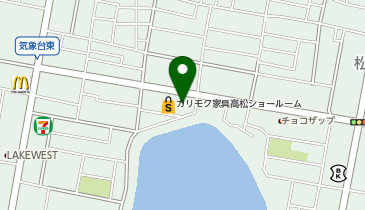 ライフデザイン・カバヤ 高松中央展示場の地図画像