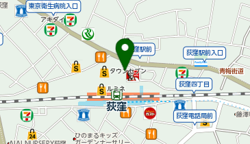 カワイ音楽教室 荻窪センターの地図画像