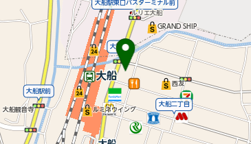 カワイ音楽教室 大船センターの地図画像