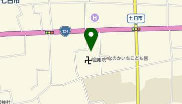 カワイ音楽教室 なのかいちこども園の地図画像
