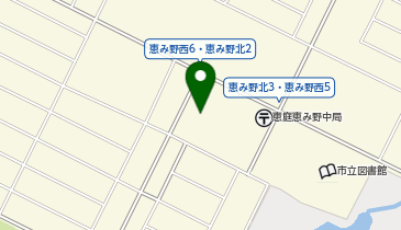 カワイ音楽教室 コープ恵み野の地図画像