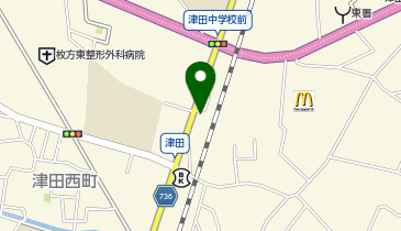 カワイ音楽教室 津田の地図画像