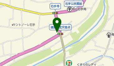 カワイ音楽教室 石手の地図画像