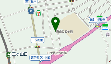 カワイ音楽教室 東山こども園の地図画像