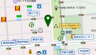 カワイ音楽教室 栄センターの地図画像