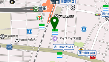 カワイ音楽教室 蒲田センターの地図画像