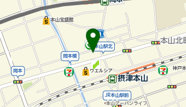 カワイ音楽教室 摂津本山センターの地図画像