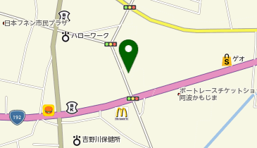 カワイ音楽教室 鴨島の地図画像
