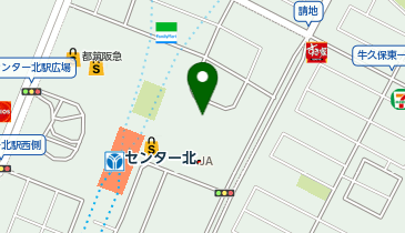 カワイ音楽教室 港北ニュータウンセンターの地図画像