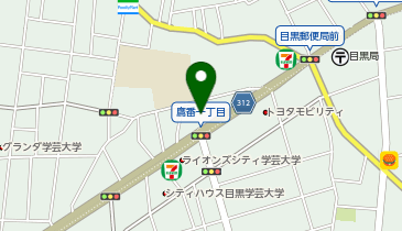 カワイ音楽教室 学芸大の地図画像