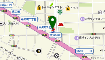 カワイ音楽教室 ミュージックスクール大分の地図画像