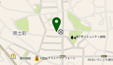 カワイ音楽教室 子音つばさこども園の地図画像