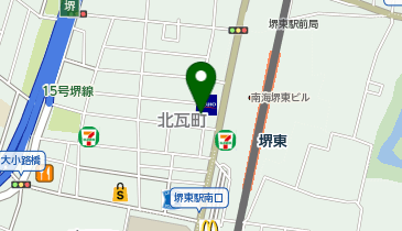 カワイ音楽教室 堺センターの地図画像