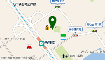 カワイ音楽教室 セリオ西神南の地図画像