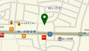 カワイ音楽教室 ミュージックスクールゆいの杜の地図画像