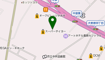 カワイ音楽教室 鹿島セントラルの地図画像