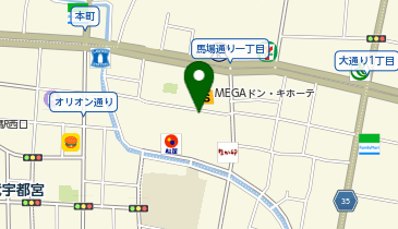 カワイ音楽教室 宇都宮センターの地図画像
