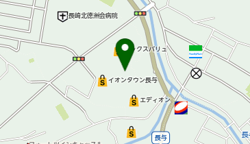 カワイ音楽教室 イオンタウン長与の地図画像