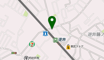 カワイ音楽教室 逆井の地図画像