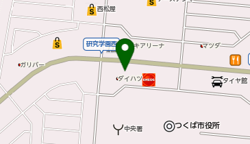 カワイ音楽教室 ミュージックスクールつくば研究学園の地図画像