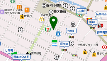 カワイ音楽教室 静岡センターの地図画像