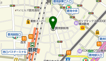 カワイ音楽教室 ミュージックスクール鶴見の地図画像