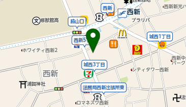 カワイ音楽教室 西新センターの地図画像