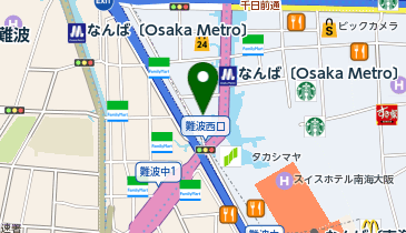 カワイ音楽教室 なんば御堂筋センターの地図画像