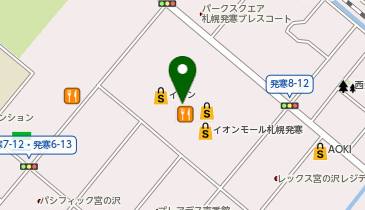 カワイ音楽教室 イオンモール発寒の地図画像
