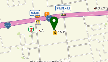カワイ音楽教室 アルタ開成の地図画像