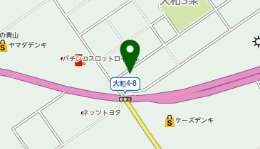 新車市場岩見沢大和 (有)秋元自動車工業の地図画像
