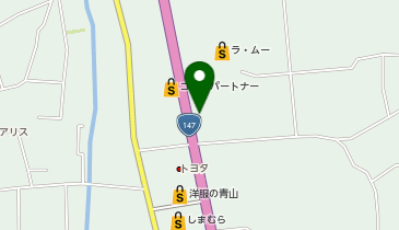 新車市場 あづみ野店 (株)穂高自動車の地図画像
