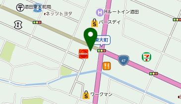 新車市場 酒田東大町店 (株)アプローチの地図画像