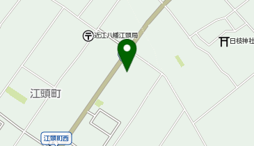 新車市場 近江八幡江頭店 日星自動車の地図画像