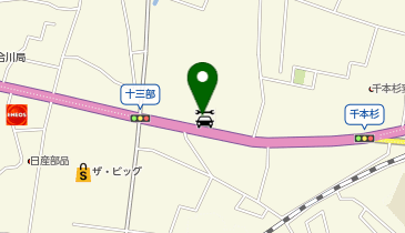 新車市場 久留米合川店 最所産業株式会社の地図画像