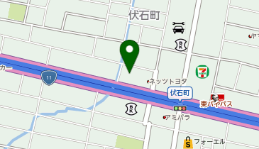 新車市場 ラチェットモンキー東バイパス本店 株式会社 ヤマウチの地図画像