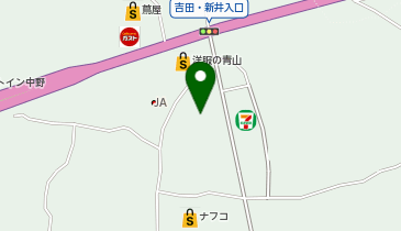 新車市場 信州なかの ジェイエイ・アップル株式会社の地図画像