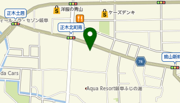 新車市場 岐阜正木店 株式会社桑原自動車の地図画像
