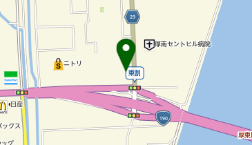 新車市場 宇部厚南店 有限会社永田自動車商会の地図画像