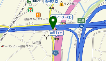 新車市場 緑井店 株式会社HiroNichiの地図画像