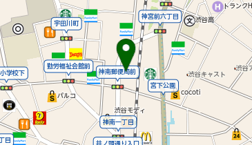 セルフ脱毛サロン 渋谷店の地図画像
