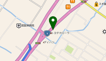 道楽箱 栗東店の地図画像
