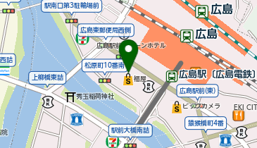 白洋舍 福屋広島駅前店の地図画像