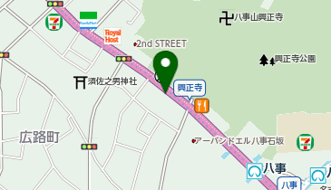 白洋舍 八事店の地図画像