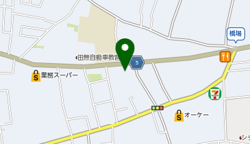 白洋舍 田無店の地図画像