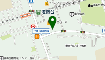 白洋舍 港南台バーズ店の地図画像