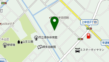 白洋舍 上牟田店の地図画像