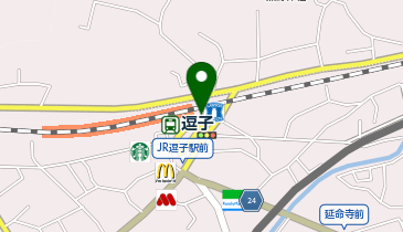 白洋舍 JR逗子駅店の地図画像