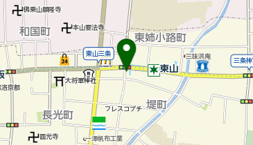 粉もん屋八 東山駅前店の地図画像