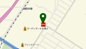 粉もん屋八 京都・木津川店の地図画像
